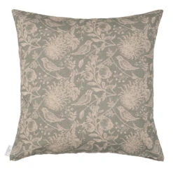 Cushion Cover In Duck Egg Woodland