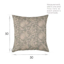 Cushion Cover In Duck Egg Woodland -CURTAINS accessories Sale SCWODE 13