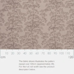 Cow Parsley Fabric In Reversed Soft Grey -CURTAINS accessories Sale SRCPSGREV 13