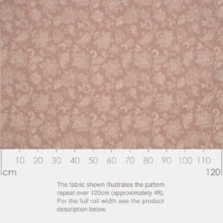Cavendish Fabric In Dusky Pink -CURTAINS accessories Sale SRCVDP 13