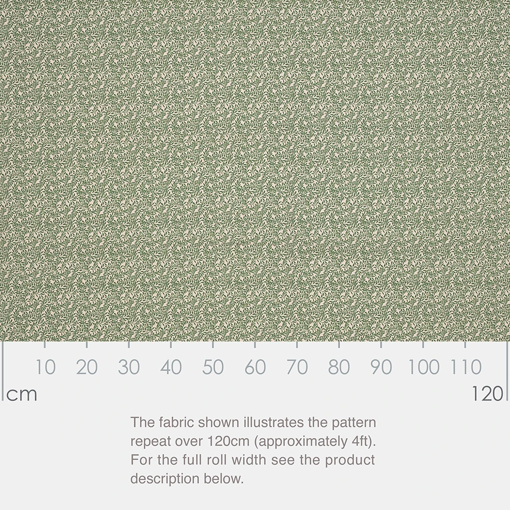 Spring Leaf Fabric In Rich Green 3 Spring Leaf Fabric In Rich Green - Image 3