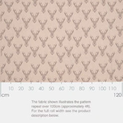 Stag Fabric In Natural -CURTAINS accessories Sale SRSTNA 13