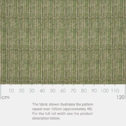 Watercolour Leaf Fabric In Rich Green -CURTAINS accessories Sale SRWLRG 13