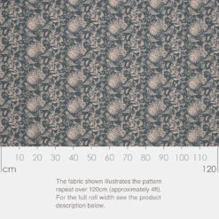 Woodland Fabric In Indigo -CURTAINS accessories Sale SRWOIN 13