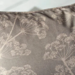 Cushion Cover In Soft Grey Cow Parsley -CURTAINS accessories Sale sccpsg 30