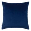Cushion Cover In Navy Blue Hunstanton Velvet