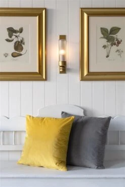 Cushion Cover In Saffron Hunstanton Velvet -CURTAINS accessories Sale schusa 32