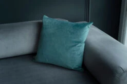 Cushion Cover In Teal Hunstanton Velvet -CURTAINS accessories Sale schute 30