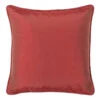 Cushion Cover In Antique Red Plain Silk