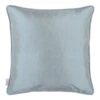 Cushion Cover In Rococo Blue Plain Silk