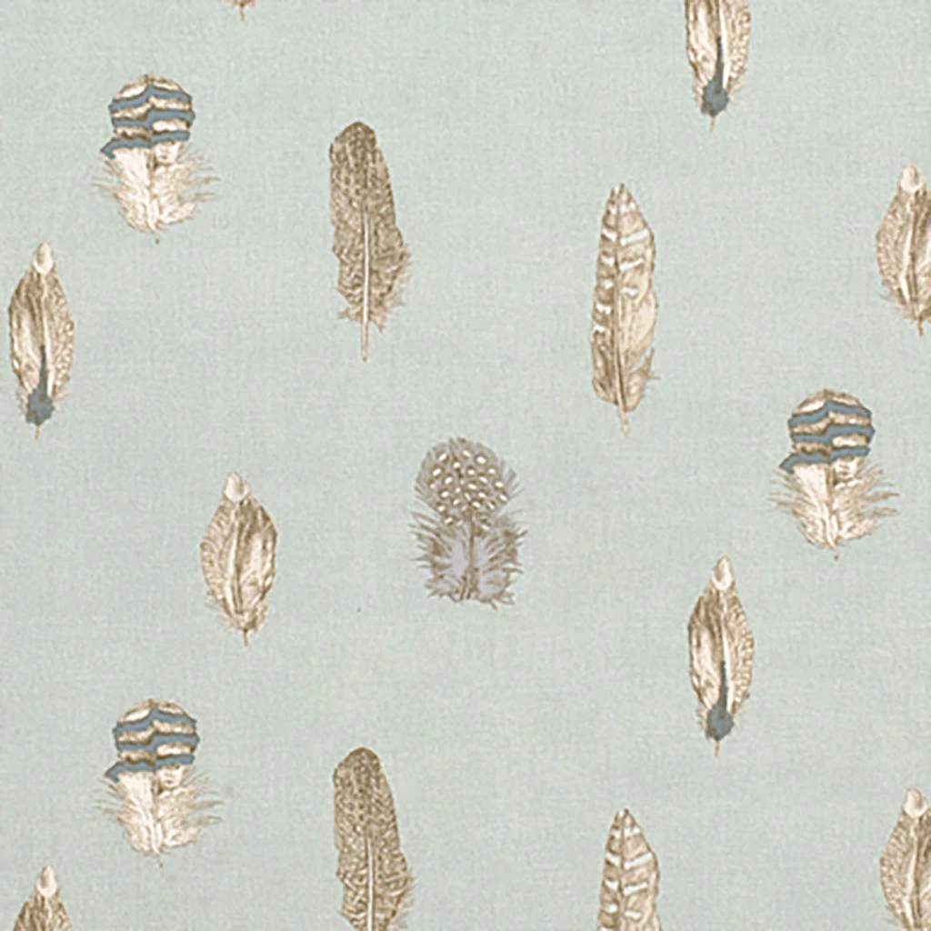Featherdown Fabric In Duck Egg Blue 1 Featherdown Fabric In Duck Egg Blue