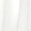 Lara Voile Fabric In White (Double Width)
