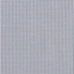 Longford Gingham Fabric In Azure Blue