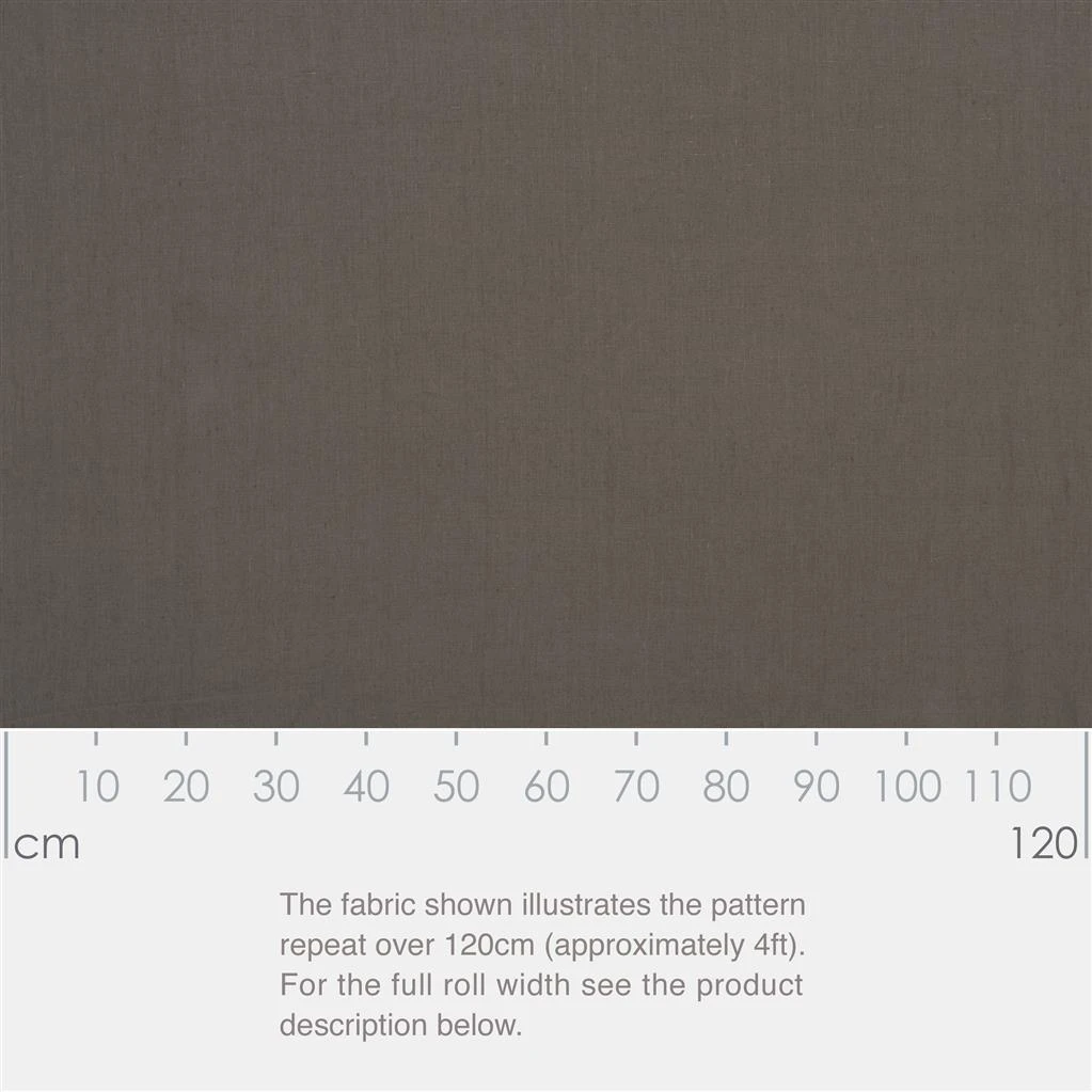 Waterford Linen Fabric In Mouse 2 Waterford Linen Fabric In Mouse - Image 2