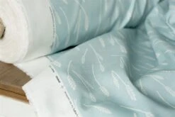 Wheatfield Fabric In Duck Egg Blue -CURTAINS accessories Sale srwfde 30